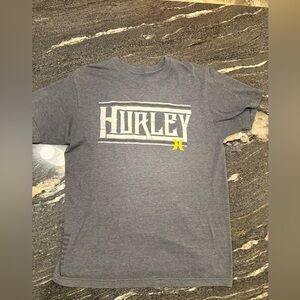 Hurley Charcoal and Yellow Men's Tee